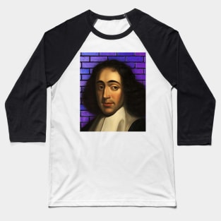 Baruch Spinoza Portrait | Baruch Spinoza Artwork Baseball T-Shirt